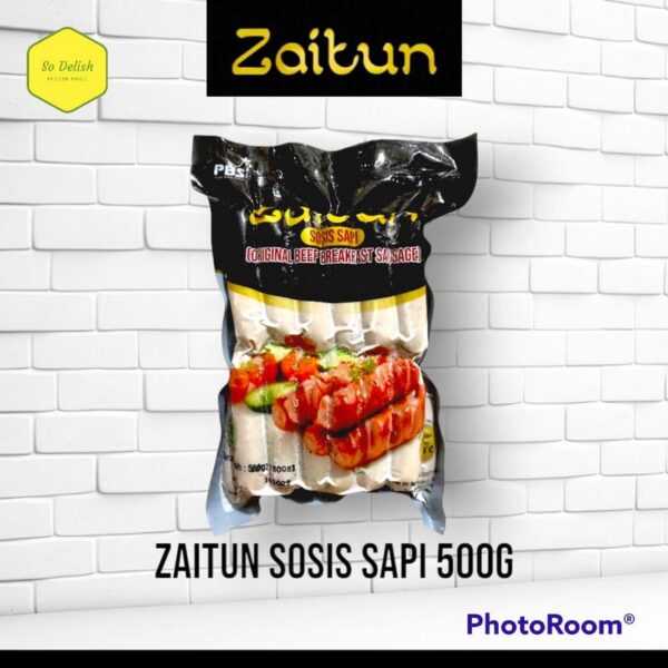 Zaitun Sosis Sapi BF 500g