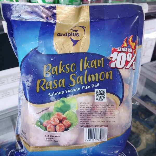 Giziplus Bakso Ikan Rasa Salmon 500g