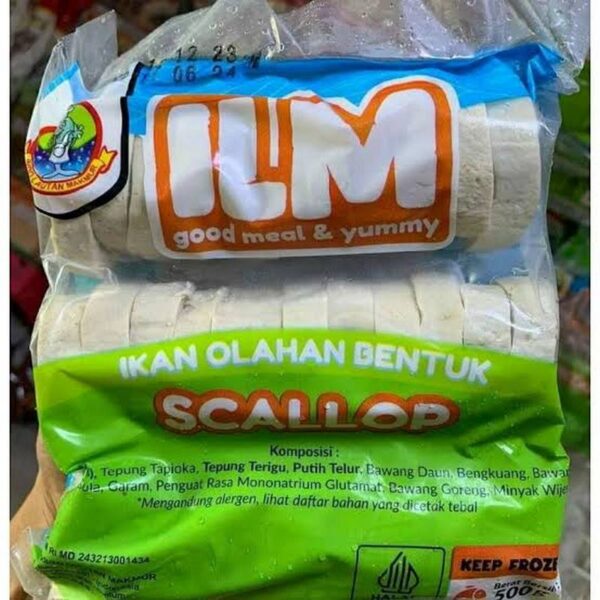 ILM Ikan Olahan Scallop Isi 33 Biji 500g